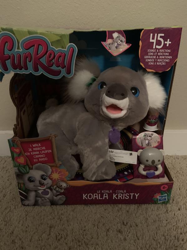 FurReal Friends Koala Kristy Interactive Plush Pet Toy Age 4 and Up 60 Plus Sounds and Reactions 