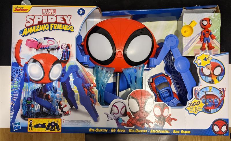 Marvel Spidey and His Amazing Friends Web-Quarters Playset With