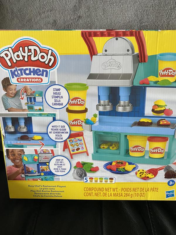 Play-Doh Kitchen Creations, coffret Four à pizza avec 6 pots de