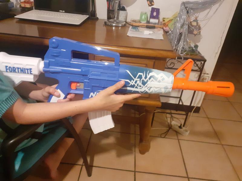 NERF Fortnite Blue Shock Dart Blaster - F4108