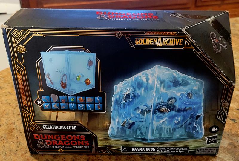 D&D Honor Among Thieves Golden Archive Gelatinous Cube 6-Inch Scale Deluxe  Action Figure - The Fourth