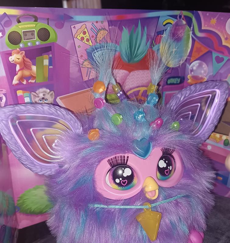 Furby Purple Plush Interactive Toys for 6 Year Old Girls & Boys & Up - Furby