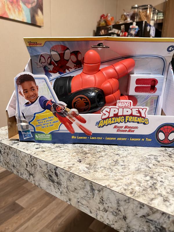 Spidey and His Amazing Friends Miles Morales Spider-Man Web Launcher, Set  of 3 - Macy's