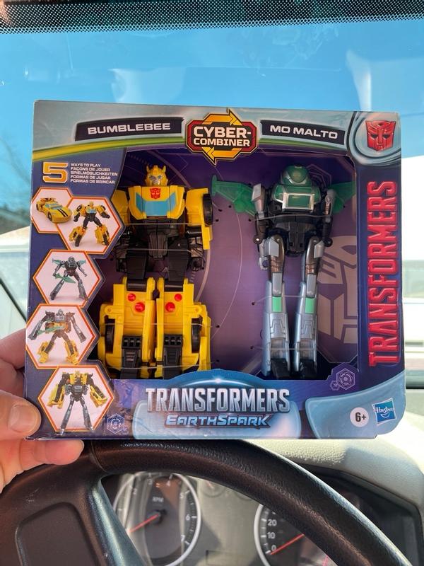 Transformers Toys EarthSpark Cyber-Combiner Terran Twitch and