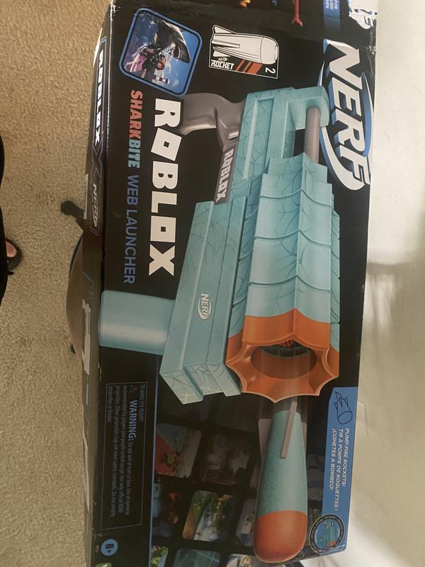 HASBRO HASBRO F6131 NERF ROBLOX SHARKBITE WEB LAUNCHER