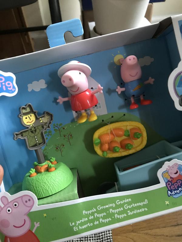 Peppa pig and George