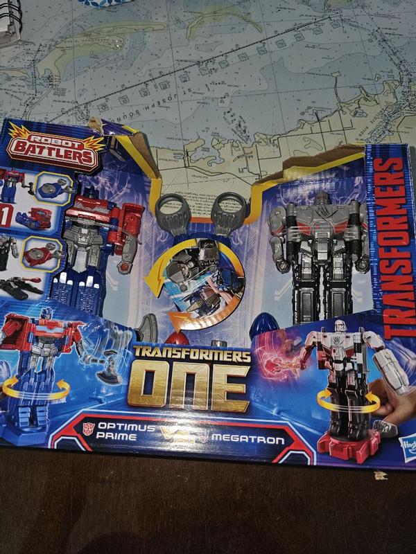 Transformers Robot Battlers Action-Figuren – Optimus Prime Vs Megatron 2er-Pack