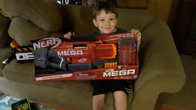 He Loves Nerf!