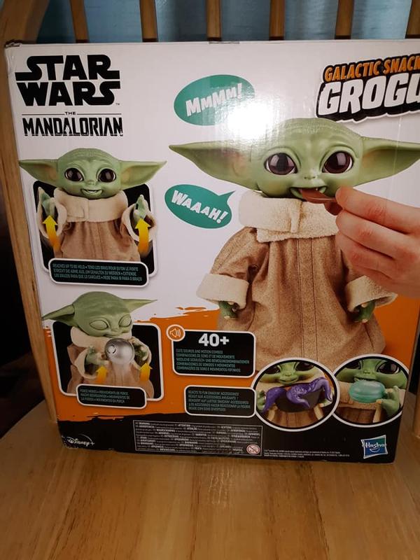 Star Wars Galactic Snackin' Grogu 9.25-Inch-Tall Animatronic Toy, Over 40  Sound and Motion Combinations, Ages 4 and Up - Star Wars