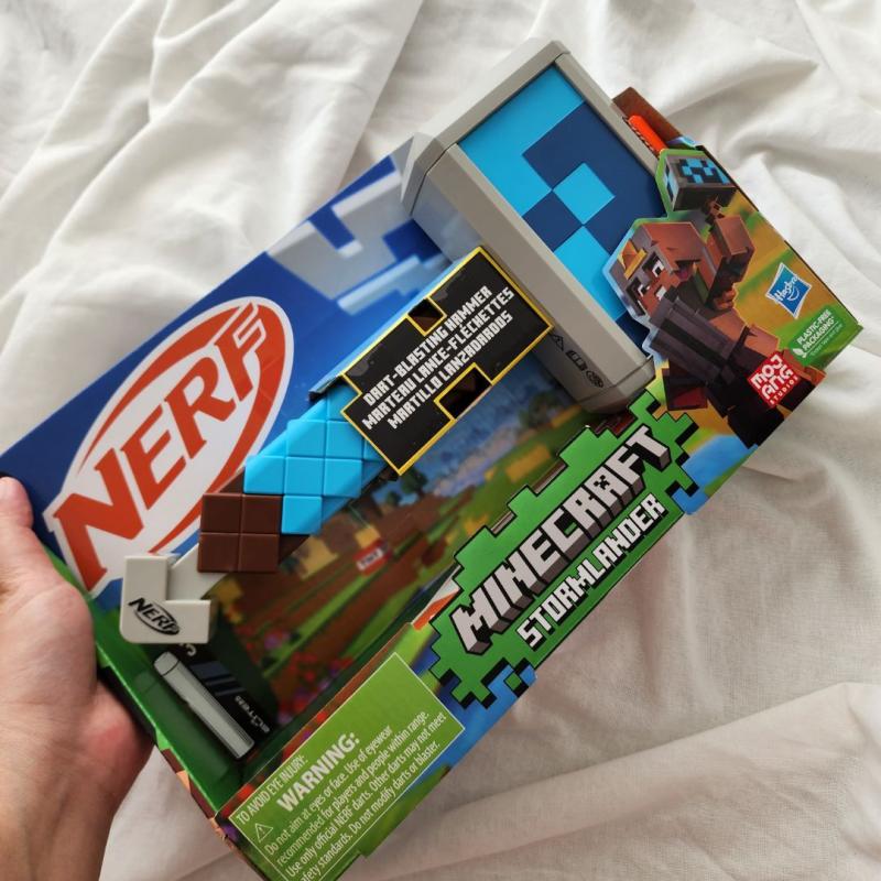 Minecraft Nerf Stormlander Hammer - Entertainment Earth