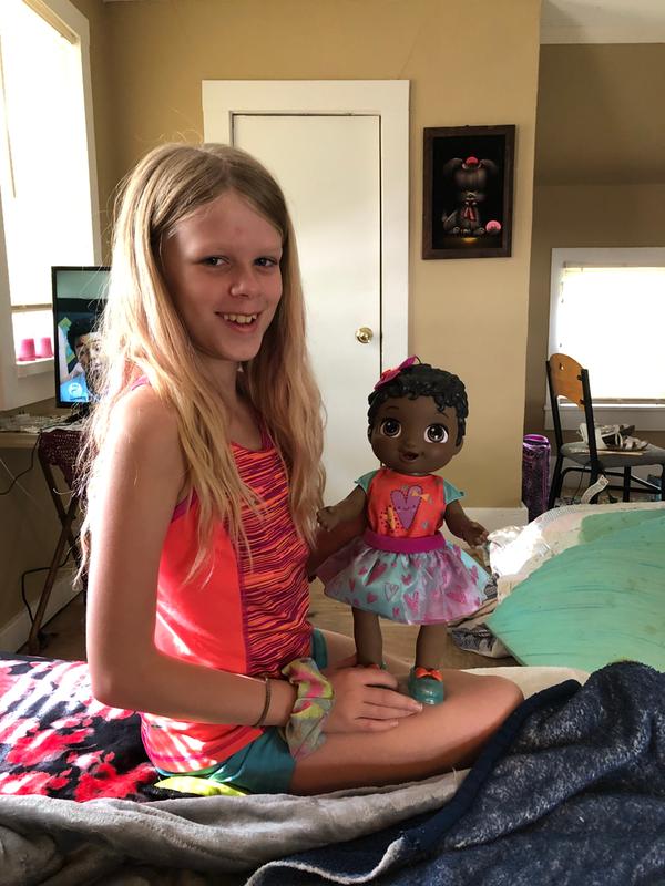 My 10 year old granddaughter with Lovely Rosie!!