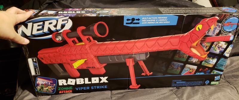 Nerf Roblox Zombie Attack Viper Strike Sniper Blaster Scope Stand