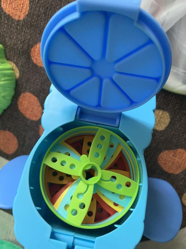 you can store the flyers in the bottom of the elephant