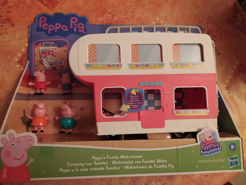 Peppa Pig Peppa's Adventures Peppa's Family Motorhome Preschool Toy -  English Edition