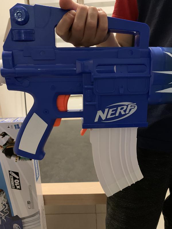 NERF Fortnite Blue Shock Dart Blaster, Ages 8+