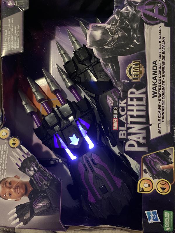 Lights up in purple!