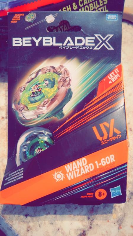 ベイブレード WAND WIZARD 1-60R ウィザード Bayblade Beyblade X Wand Wizard 1-60R UX Starter Pack Set with Attack