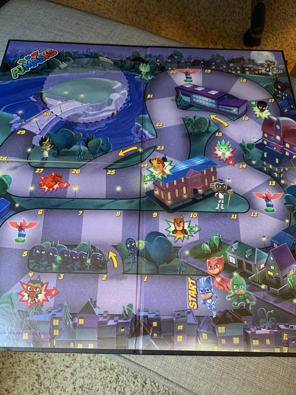 PJ Masks HQ Rescue Board Game for Kids Ages 4+ Fun Preschool Game, Includes  3D Plastic Tower - Hasbro Games