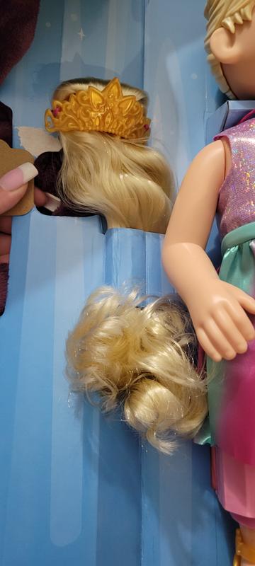 Her grown up hair extension