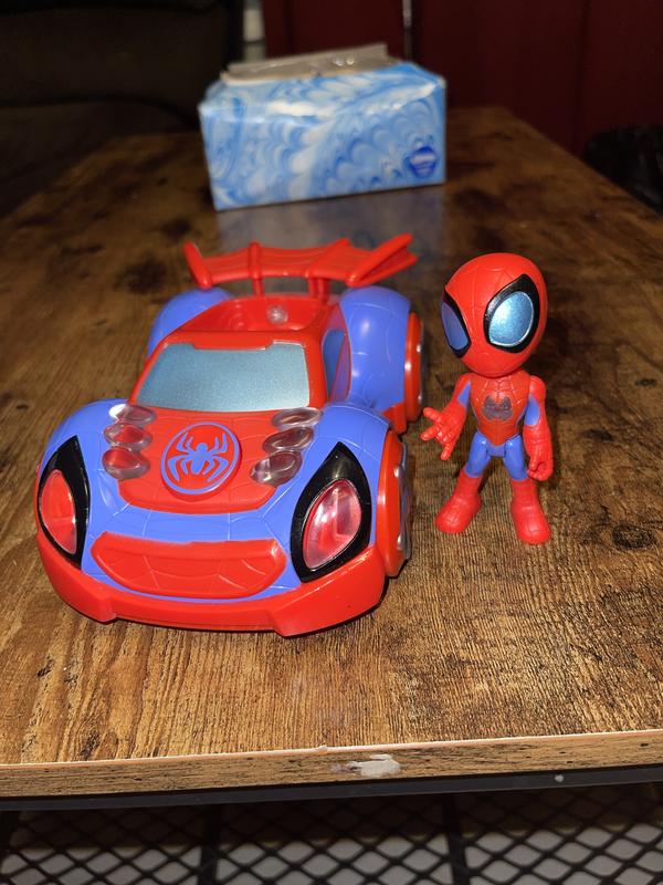 Marvel Spidey and His Amazing Friends Veicolo Deluxe 3 in 1 - Jet e Moto Lancia Dardi 21,5 cm