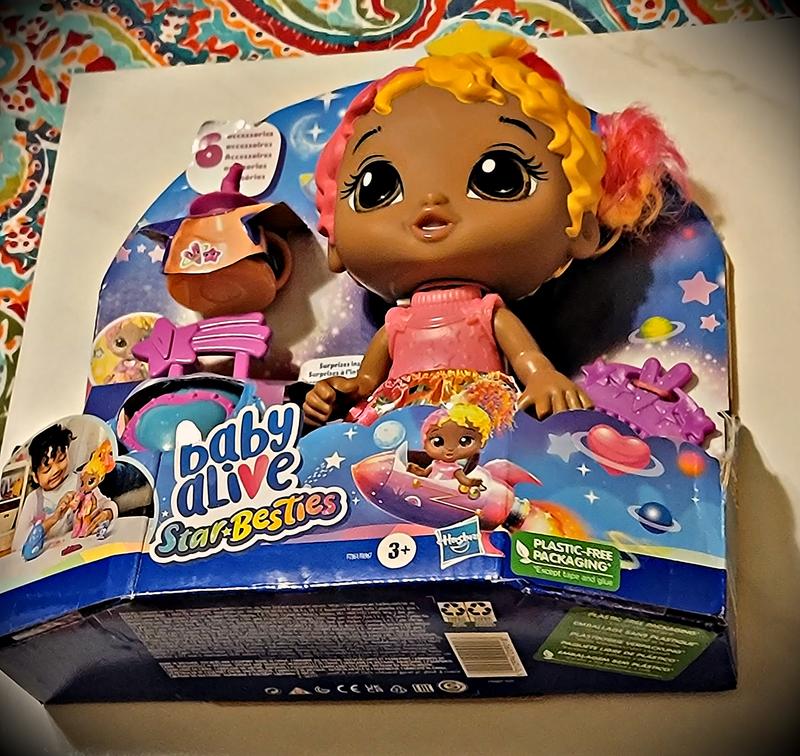 Baby Alive Star Besties Doll, Bright Bella, 8-inch Space-Themed Baby Alive  Doll Toy with Accessories for Kids 3 and Up - Baby Alive