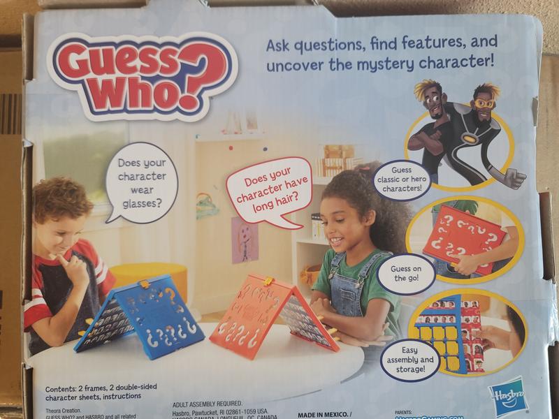  Hasbro Gaming Guess Who? Original Guessing Game For Kids Ages 6  & Up for 2 Players : Toys & Games