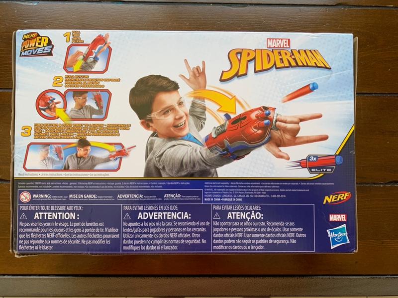 Nerf Spider-Man web slinger action