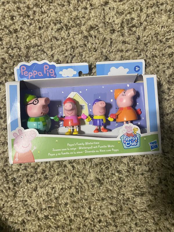 Peppa Pig Peppa's Club Peppa's Family Wintertime Figure 4-Pack Toy