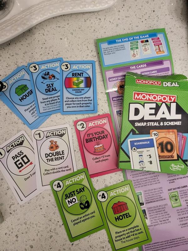 Monopoly Deal Party Card Game Family & Friends - Trendyfi