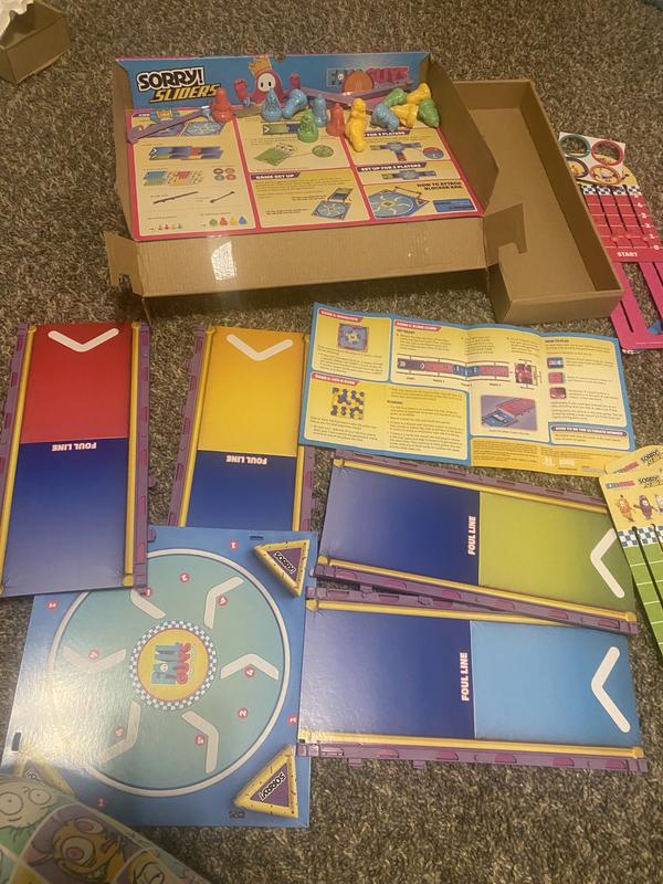 Sorry! Sliders Fall Guys Ultimate Knockout Board Game for Kids Ages 8 and  Up, Exciting Twist on the Classic Hasbro Family Board Game - Hasbro Games