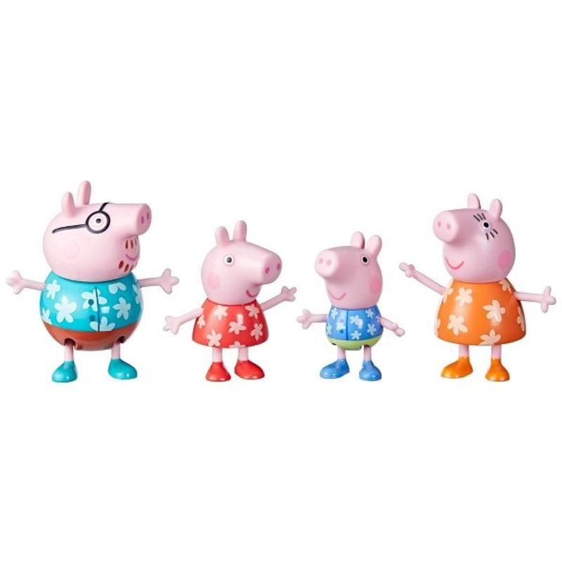 Peppa Pig 4pcs Bonecos Miniaturas Amigos Família George Dino