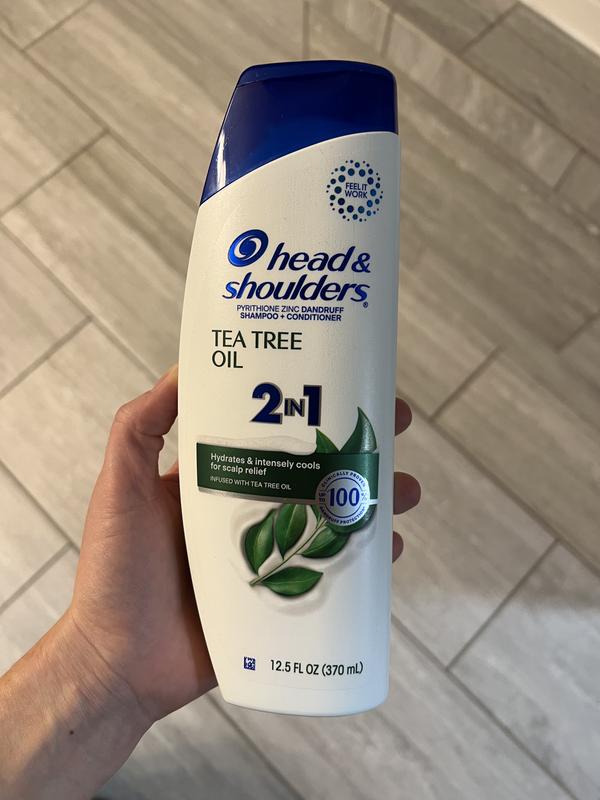 Head & Shoulders Tea Tree Frische Shampoo – Anti-Schuppen, 250 Ml, Für Alle Haartypen, Erfrischender Duft