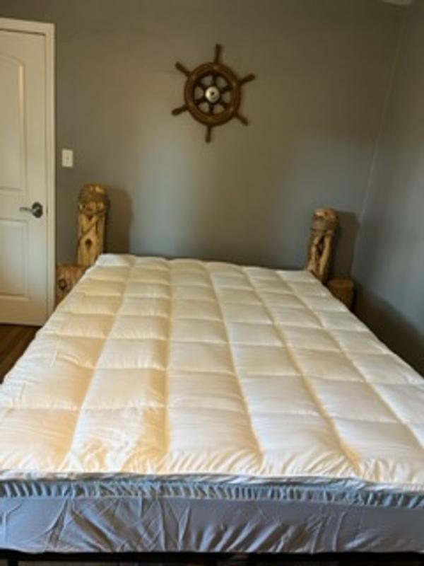 The Quilted 2” topper that covers the whole matress