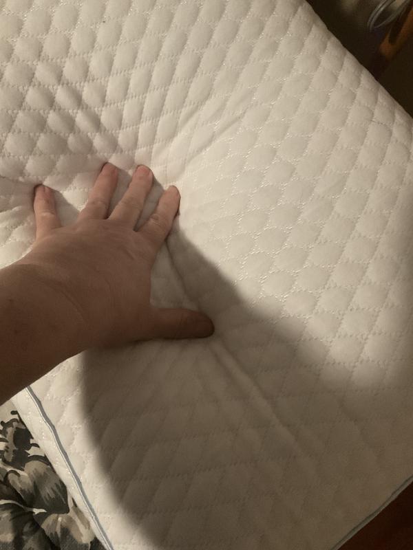 The pillow offers nice support