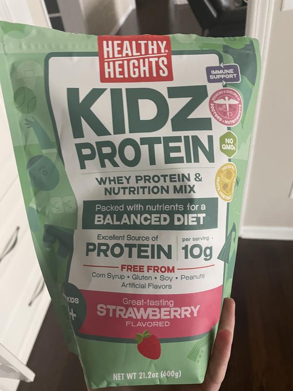 Healthy Heights KidzProtein Shake Mix Powder Canister with Vitamins