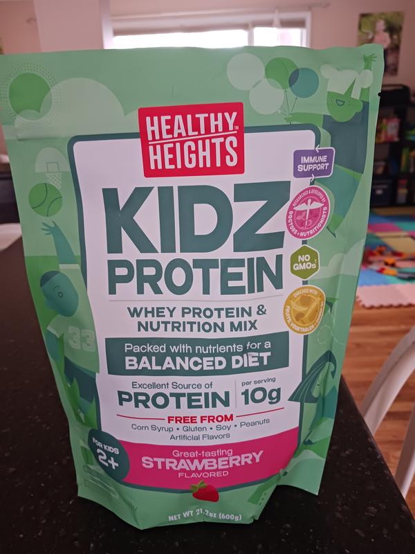 Healthy Heights KidzProtein Shake Mix Powder Canister with Vitamins