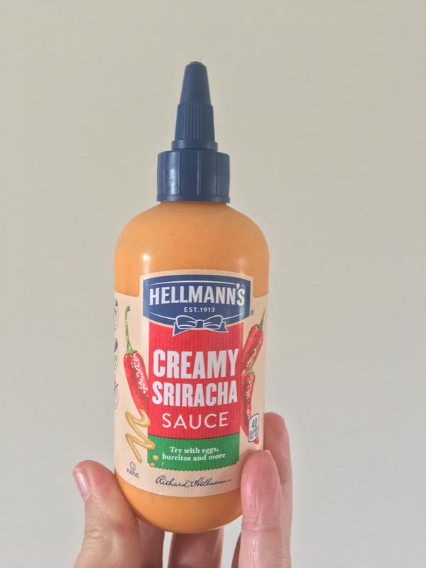 Hellmanns Spicy Mayonnaise Real Sriracha Chili Peppers Squeezable Bottle -  340 ml