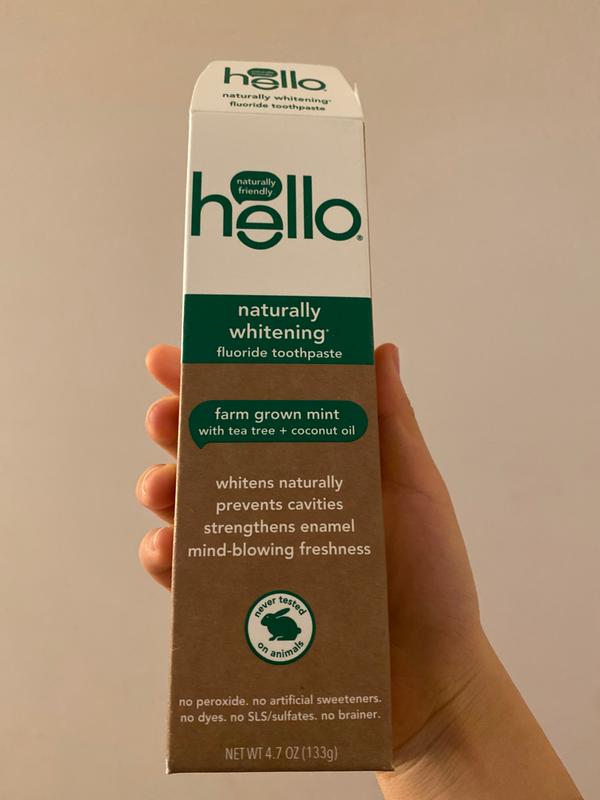 Natural Whitening Toothpaste With Fluoride Hello Products