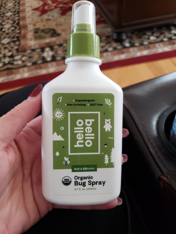 Hello Bello Organic Bug Spray I Deet Free Natural Bug Repellent For
