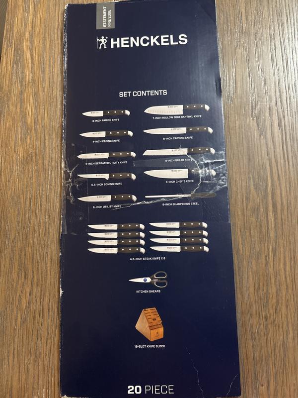 From the side of the box.