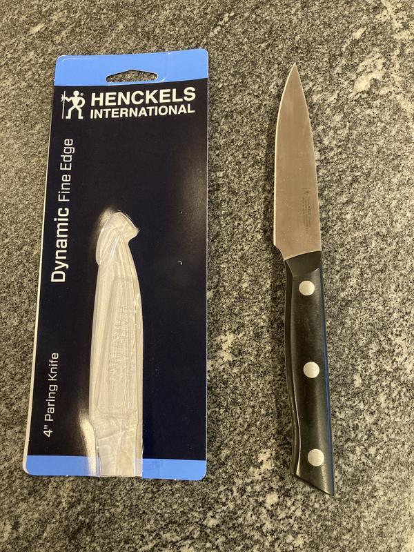 Henckles 4” dynamic fine edge paring knife.