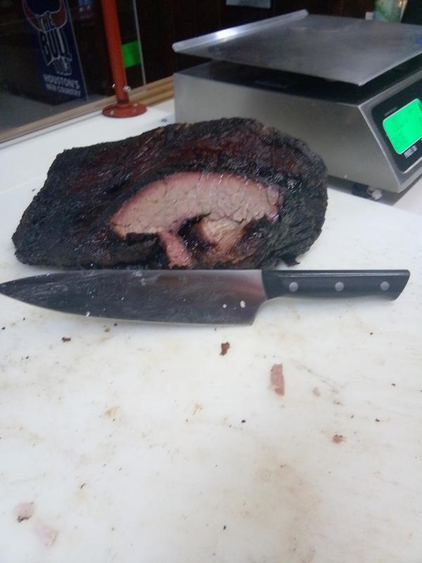 Texas Brisket slicing ..no problem