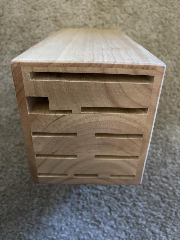 My new knife block