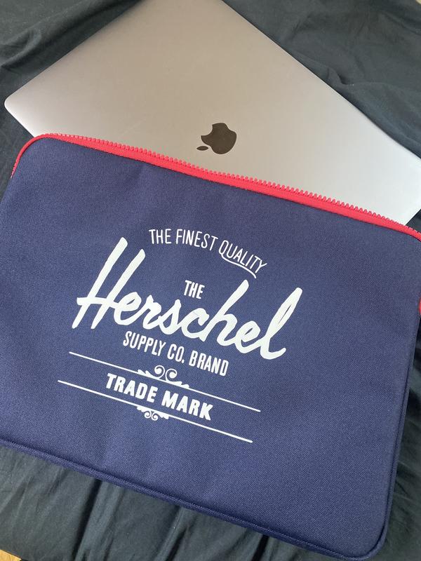 Herschel Supply Co. Anchor Ipad/Laptop Sleeve Blue/Red, 15 Inch