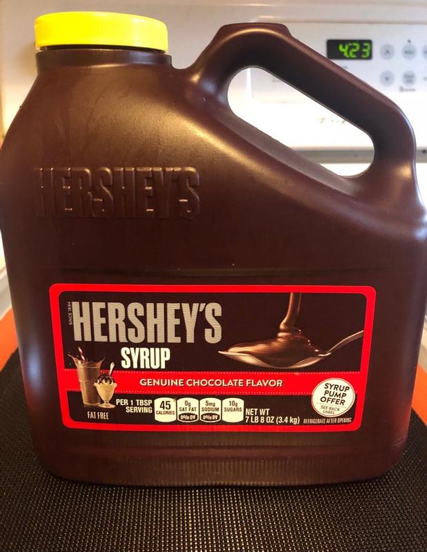 HERSHEY S Chocolate Syrup 45 lb box 6 jugs