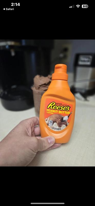 REESE'S Peanut Butter Topping, 7 oz bottle