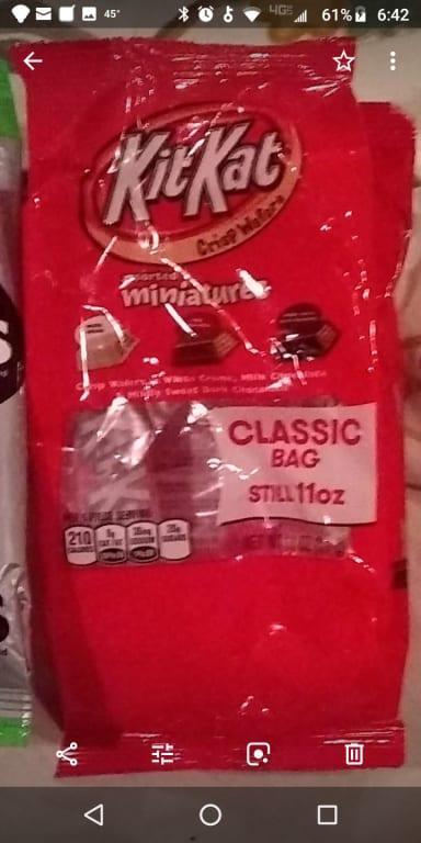 1x Unit KitKat Mini MIX Peanut Butter — 0.49 oz (Two Bars / Unit