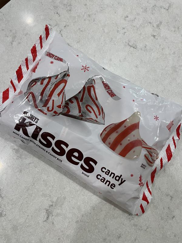 Kisses Holiday Candy, Candy Cane - 2.08 oz