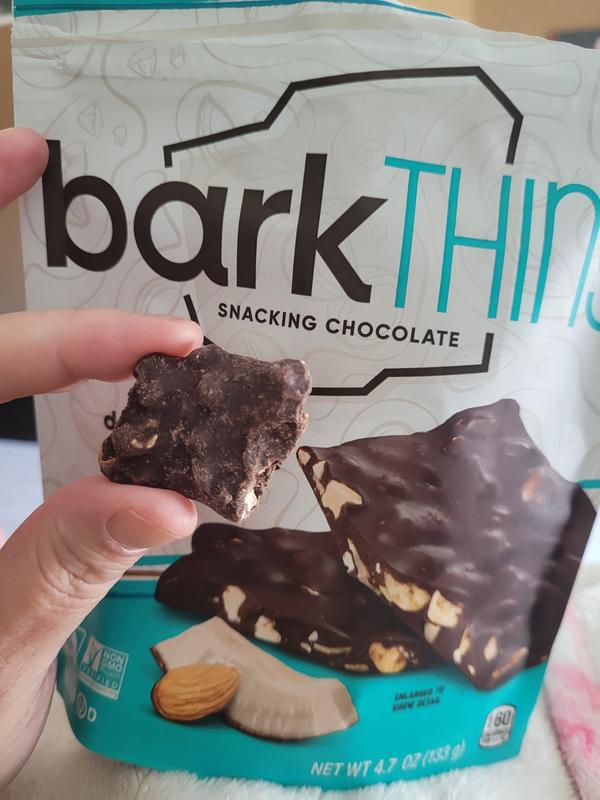  barkTHINS Dark Chocolate, Almond and Sea Salt Snacking  Chocolate Bag, 4.7 oz : Baby Food : Grocery & Gourmet Food
