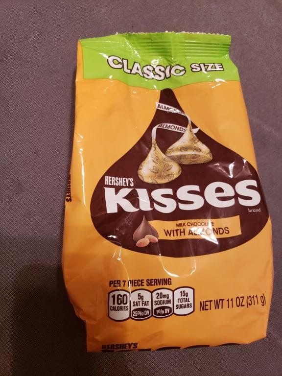 Almond Hersheys Kisses - 18oz